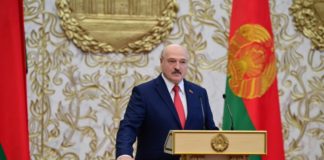 Lukashenko, investido en secreto en medio de las protestas en Bielorrusia