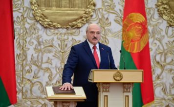 Lukashenko, investido en secreto en medio de las protestas en Bielorrusia