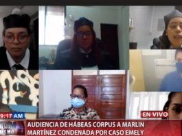 Hábeas corpus de Marlin ahora será conocido de manera presencial