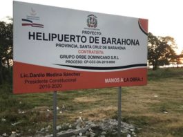 Departamento Aeroportuario entrega recursos para helipuerto de Barahona