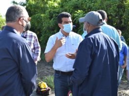 Wellington Arnaud supervisa sistemas de agua potable y alcantarillados en El Seibo