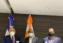 Presidente de LIDOM visita a ministro de Obras Públicas