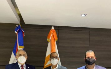 Presidente de LIDOM visita a ministro de Obras Públicas