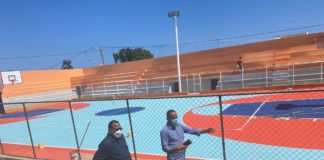 Alcaldía de Puerto Plata acondiciona cancha Liga Miramar en populoso sector Los Cocos