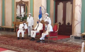 Presidente Luis Abinader recibe cartas credenciales de embajadores Haití, Reino Unido y República Francesa