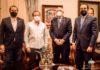 Presidente de LIDOM se reúne con Ministro José Paliza