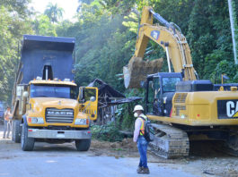 Reinician trabajos carretera turística Gregorio Luperón