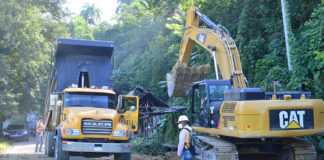 Reinician trabajos carretera turística Gregorio Luperón
