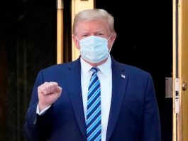 Trump, «extremadamente bien» según su médico, minimiza el covid-19