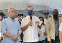 Abinader promete obras prioritarias para Los Alcarrizos