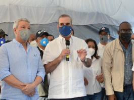Abinader promete obras prioritarias para Los Alcarrizos