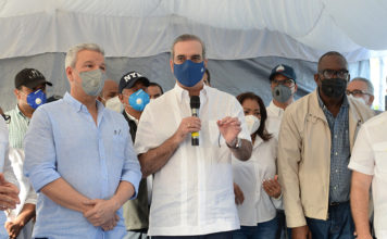 Abinader promete obras prioritarias para Los Alcarrizos