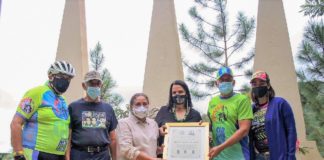 Ciclistas de COCINORTE MTB realizan homenaje a las Hermanas Mirabal