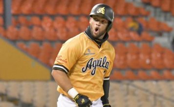 JC Pérez pega grand slam en triunfo de las Águilas sobre las Estrellas