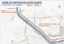 Digesett “suma” un carril a la autopista Duarte
