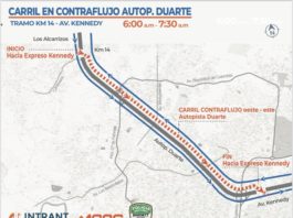 Digesett “suma” un carril a la autopista Duarte
