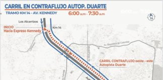 Digesett “suma” un carril a la autopista Duarte