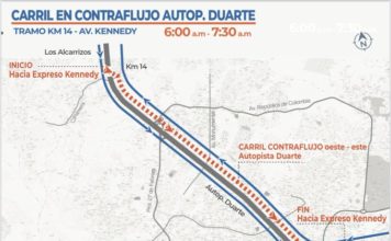 Digesett “suma” un carril a la autopista Duarte