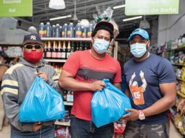 Hanser Alberto encabeza entrega de alimentos en San Francisco