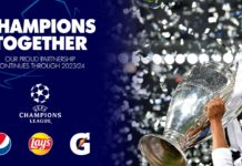 Pepsico y la Liga de Campeones de la UEFA continúan su alianza global hasta 2024