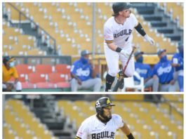 Nogowski y Cabrera lideran triunfo de las Águilas sobre el Licey