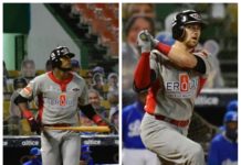 Cordero y Sullivan comandan victoria del Escogido sobre el Licey