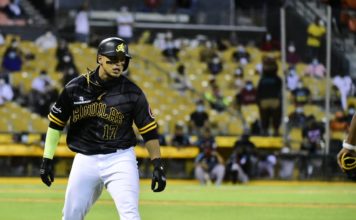 Lagares dispara jonrón en triunfo de las Águilas y obligan a un 7mo partido