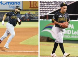 Peña y Otero guían a las Águilas a su primera victoria de la Serie Final