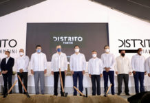 Presidente da el primer picazo proyecto inmobiliario Distrito Piantini