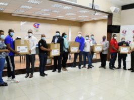 Atletas reciben lote de medicamentos donados por Panam Sports