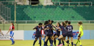 RD y PR empatan en amistoso fútbol femenino