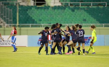 RD y PR empatan en amistoso fútbol femenino