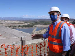 Presidente anuncia la terminación de la presa Monte Grande para agosto del próximo año