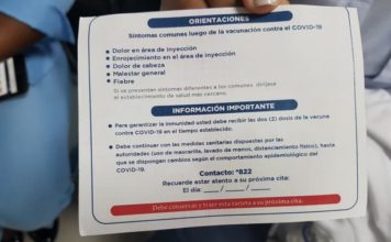 Síntomas comunes que presentan los vacunados y el consentimiento