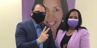 Dominicanos exhortan a votar por Yvette Colbourne en elecciones Alcaldía de Miramar