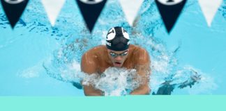 Josué Domínguez, primer nadador nacido en RD en competir en Campeonatos División 1 NCAA en USA