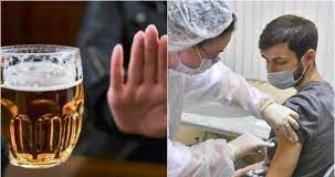 Los vacunados no deben consumir alcohol hasta 72 horas después