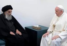 El Papa visita en Irak al líder chií Ali Sistani y agradece su defensa de “los perseguidos” por el Estado Islámico