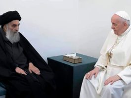 El Papa visita en Irak al líder chií Ali Sistani y agradece su defensa de “los perseguidos” por el Estado Islámico