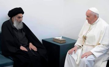 El Papa visita en Irak al líder chií Ali Sistani y agradece su defensa de “los perseguidos” por el Estado Islámico