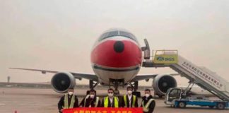 Despegó en China avión con más de un millón de vacunas contra COVID-19 con destino a RD