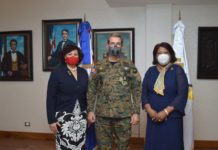 Ministro de Defensa recibe comitiva del Colegio Dominicano de Periodistas