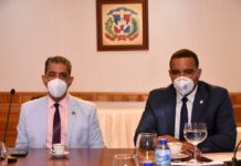 Adriano Espaillat visita al senador Carlos Gómez; socializan planes en beneficio de la diáspora de RD en EEUU