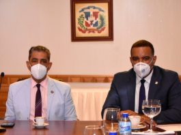Adriano Espaillat visita al senador Carlos Gómez; socializan planes en beneficio de la diáspora de RD en EEUU