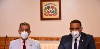 Adriano Espaillat visita al senador Carlos Gómez; socializan planes en beneficio de la diáspora de RD en EEUU