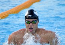 Josué Domínguez impone récord absoluto en 100 metros pecho