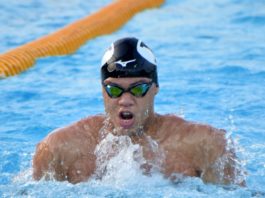 Josué Domínguez impone récord absoluto en 100 metros pecho