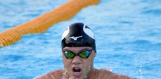 Josué Domínguez impone récord absoluto en 100 metros pecho