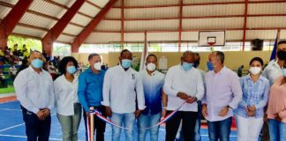Reinauguran remozado multiuso del municipio de Luperón