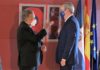 El Rey Felipe VI de España recibe al presidente dominicano Luis Abinader